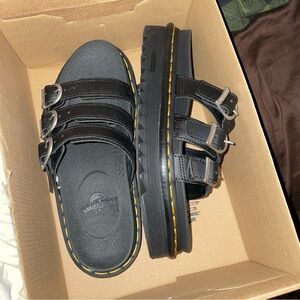 Doc Martens caged sandals 7